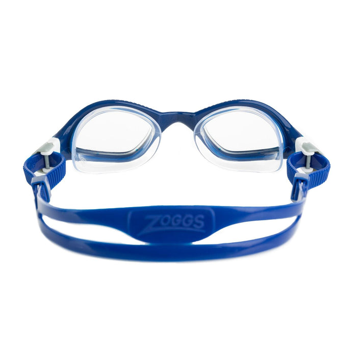 Occhialini da nuoto Tiger Lsr+ Blu-Bianco-Lenti Trasparenti Piccole Zoggs 461093BLWHCLRS