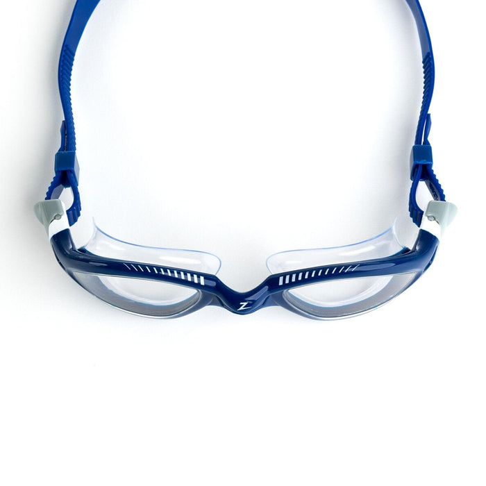 Occhialini da nuoto Tiger Lsr+ Blu-Bianco-Lenti Trasparenti Piccole Zoggs 461093BLWHCLRS