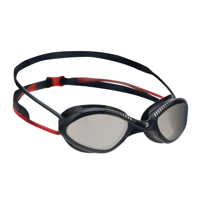 Occhialini da nuoto Tiger Titanio Grigio-Rosso Lenti Specchiate-Fumo Regolari Zoggs 461094GYRDMSMR
