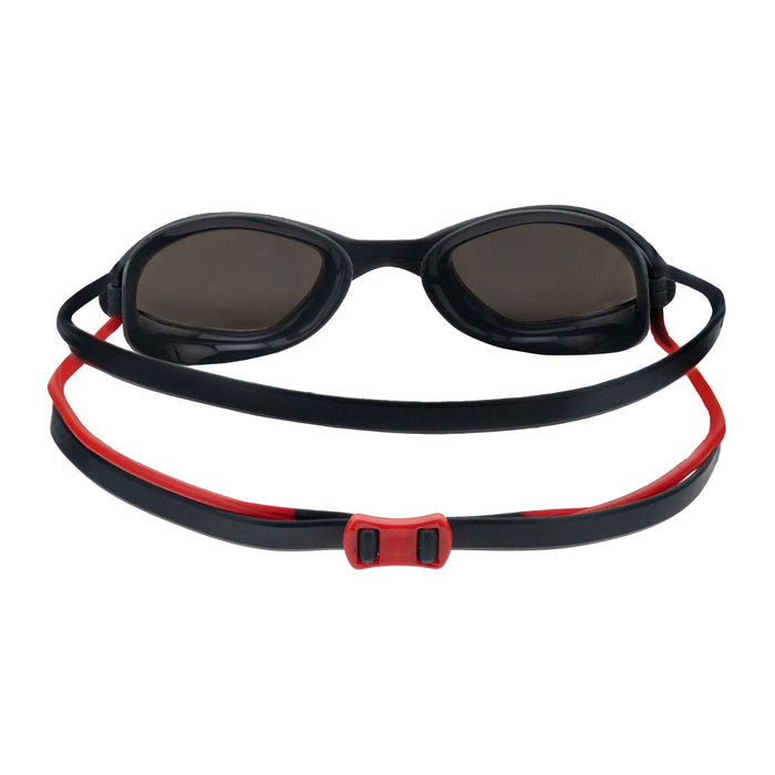 Occhialini da nuoto Tiger Titanio Grigio-Rosso Lenti Specchiate-Fumo Piccole Zoggs 461094GYRDMSMS