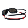 Occhialini da nuoto Tiger Titanio Grigio-Rosso Lenti Specchiate-Fumo Piccole Zoggs 461094GYRDMSMS