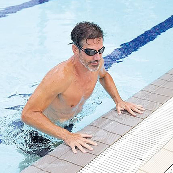 Occhialini da nuoto Tiger Nero-Grigio Lenti Fumè Tinte Piccole Zoggs 461095BKGYTSMS