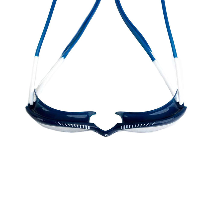 Occhialini da nuoto Tiger Blu-Bianco-Lenti Trasparenti Regolari Zoggs 461095BLWHCLRR