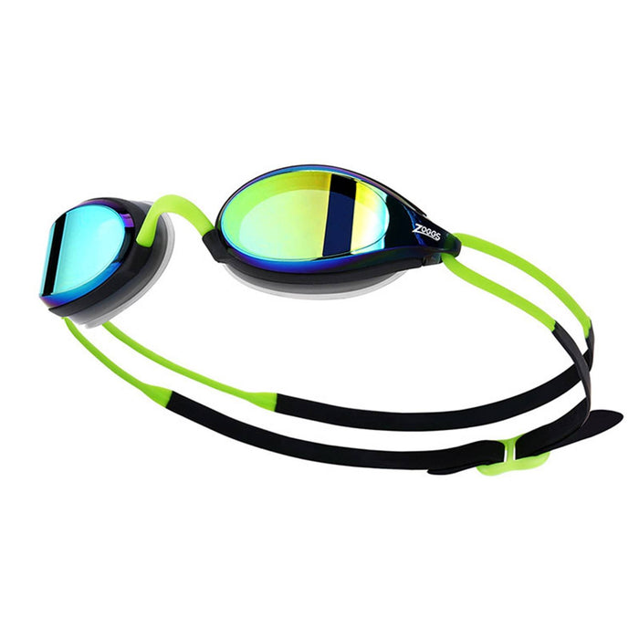 Occhialini da nuoto Fusion Air Titanio Nero-Lime Lenti Specchiate-Oro Zoggs 461106BKLMMGD