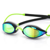 Occhialini da nuoto Fusion Air Titanio Nero-Lime Lenti Specchiate-Oro Zoggs 461106BKLMMGD