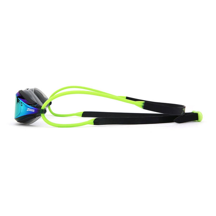 Occhialini da nuoto Fusion Air Titanio Nero-Lime Lenti Specchiate-Oro Zoggs 461106BKLMMGD