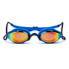 Occhialini da nuoto Fusion Air Titanio Blu Lenti Specchiate-Arancioni Zoggs 461106BLBLMOR