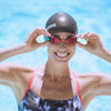 Occhialini da nuoto Fusion Air Titanio Rosso-Nero Lenti Specchiate-Rosse Zoggs 461106RDBKMRD