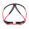 Occhialini da nuoto Fusion Air Titanio Rosso-Nero Lenti Specchiate-Rosse Zoggs 461106RDBKMRD