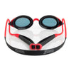 Occhialini da nuoto Fusion Air Titanio Rosso-Nero Lenti Specchiate-Rosse Zoggs 461106RDBKMRD