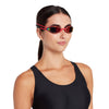 Occhialini da nuoto Fusion Air Titanio Rosso-Nero Lenti Specchiate-Rosse Zoggs 461106RDBKMRD