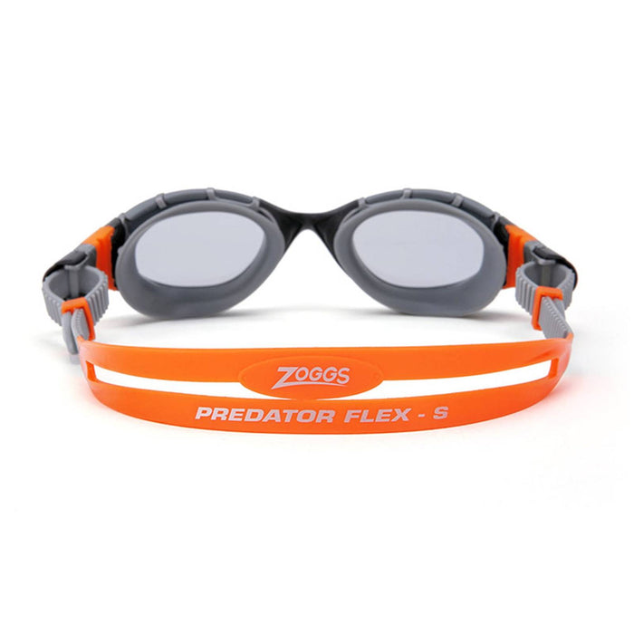 Occhialini da nuoto Predator Flex Reactor Grigio-Arancione-Smoke Piccolo Zoggs 461107GYORRSMS