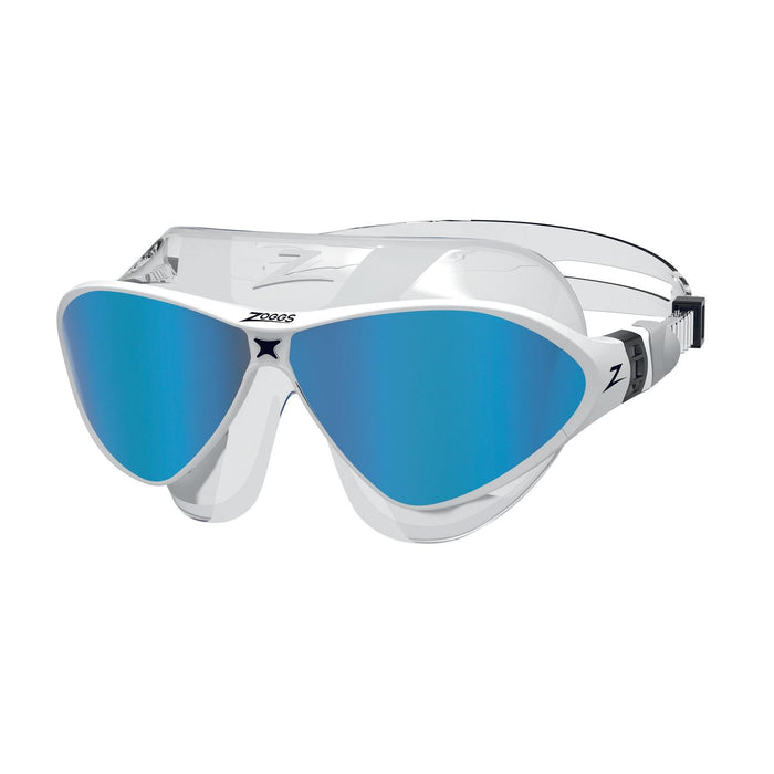 Maschera da Nuoto Horizon Flex Titanio Chiara-Bianca Lenti Mirrored-Blu Zoggs 461109CLWHMBL