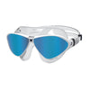 Maschera da Nuoto Horizon Flex Titanio Chiara-Bianca Lenti Mirrored-Blu Zoggs 461109CLWHMBL