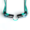 Occhialini da Nuoto Racer Titanio Verde-Nero Lenti Mirrored-Oro Zoggs 461112GNBKMGD