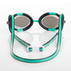 Occhialini da Nuoto Racer Titanio Verde-Nero Lenti Mirrored-Oro Zoggs 461112GNBKMGD