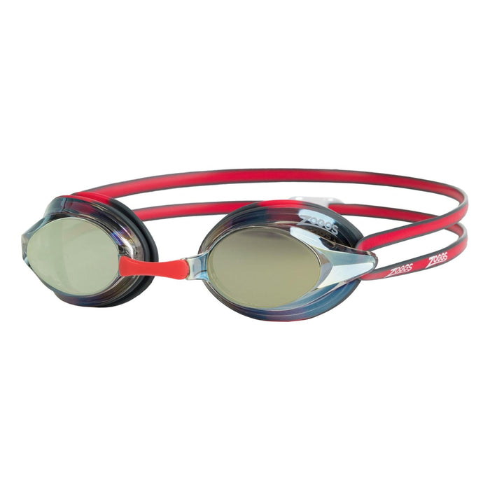 Occhialini da Nuoto Racer Titanio Grigio-Rosso Lenti Mirrored-Oro Zoggs 461112GYRDMGD