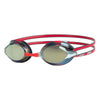 Occhialini da Nuoto Racer Titanio Grigio-Rosso Lenti Mirrored-Oro Zoggs 461112GYRDMGD