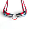 Occhialini da Nuoto Racer Titanio Grigio-Rosso Lenti Mirrored-Oro Zoggs 461112GYRDMGD