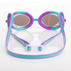 Occhialini da Nuoto Racer Titanio Viola-Turchese Lenti Mirrored-Blu Zoggs 461112VITQMBL