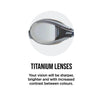 Occhialini da Nuoto Predator Titanio Reactor Grigio-Turchese Small Zoggs 461113GYTQRTIS