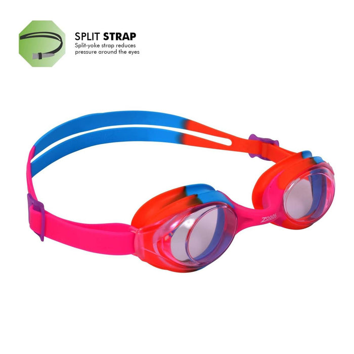 Occhialini da nuoto Bondi Junior Rosa-Arancio Lenti Fumé-Rosa Zoggs 461301PKORTPK