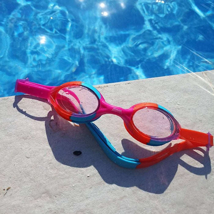 Occhialini da nuoto Bondi Junior Rosa-Arancio Lenti Fumé-Rosa Zoggs 461301PKORTPK