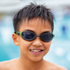 Occhialini da nuoto Phantom 2.0 Junior Nero-Verde Lenti Fumé Zoggs 461312BKBLTSM