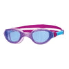 Occhialini da nuoto Phantom 2.0 Junior Viola-Aqua Lenti Fumé-Blu Zoggs 461312PUAQTBL