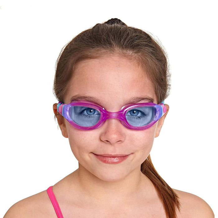 Occhialini da nuoto Phantom 2.0 Junior Viola-Aqua Lenti Fumé-Blu Zoggs 461312PUAQTBL
