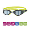 Occhialini da nuoto Phantom Elite Mirror Junior Nero-Lime Lenti Specchiate-Fumé Zoggs 461316BKLMMSM