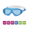 Maschera da nuoto Phantom Junior Blu-Bianco Lenti Fumé-Blu Zoggs 461317BLWHTBL