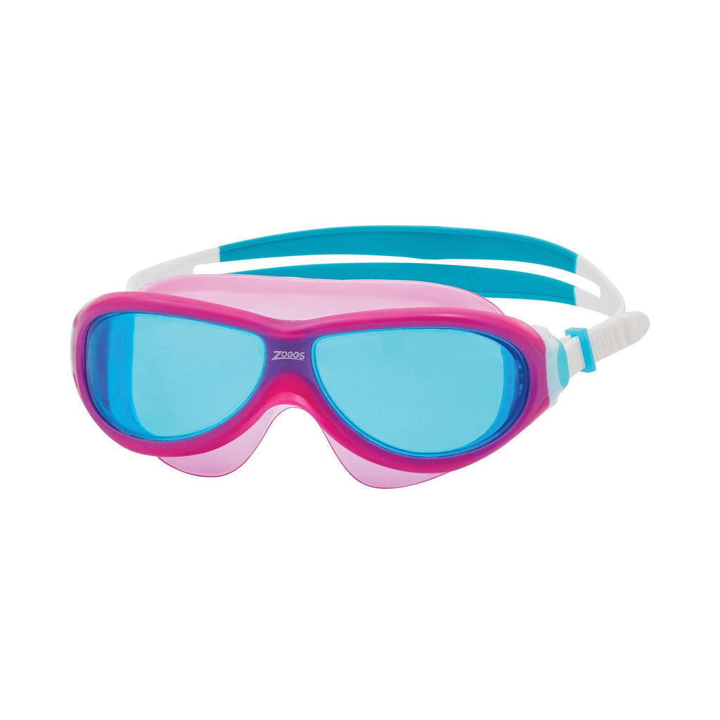 Maschera da nuoto Phantom Junior Rosa-Bianco Lenti Fumé-Blu Zoggs 461317PKWHTBL
