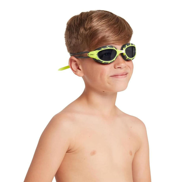 Occhialini da nuoto Predator Junior Lime-Grigio Lenti Fumé Zoggs 461319LMGYTSM
