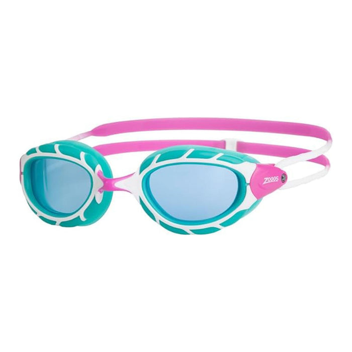 Occhialini da nuoto Predator Junior Rosa-Turchese Lenti Fumé-Blu Zoggs 461319PKTQTBL