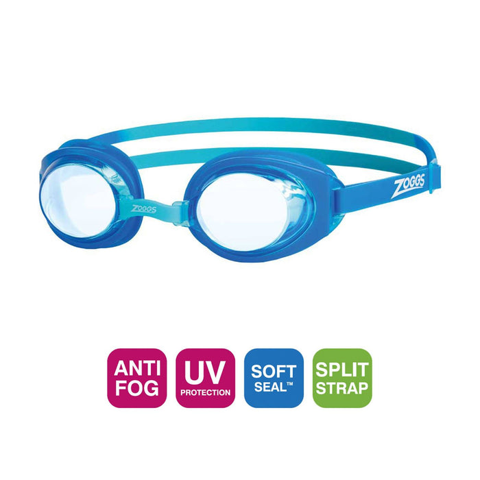 Occhialini da nuoto Ripper Junior Blu-Azzurro Lenti Fumé-Zoggs 461323BLLBCLR