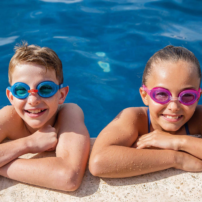 Occhialini da nuoto Ripper Junior Blu-Rosso Lenti Fumé-Blu Zoggs 461323BLRDTBL