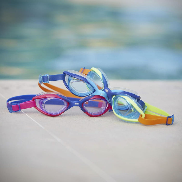 Occhialini da nuoto Sonic Air 2.0 Junior Blu-Arancio Lenti Fumé-Blu Zoggs 461325BLORTBL