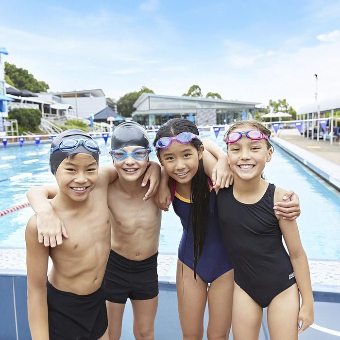 Occhialini da nuoto Sonic Air 2.0 Junior Blu-Arancio Lenti Fumé-Blu Zoggs 461325BLORTBL