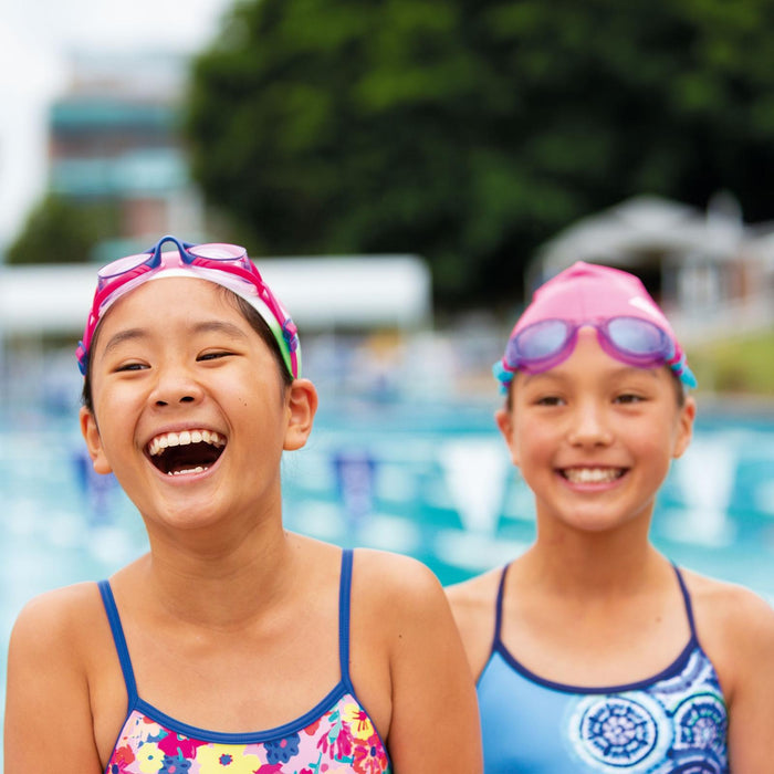 Occhialini da nuoto Sonic Air 2.0 Junior Blu-Rosa Lenti Fumé-Viola Zoggs 461325BLPKTPU