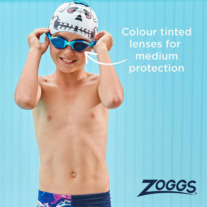 Occhialini da nuoto Super Seal Junior Blu-Camo Lenti Fumé-Blu Zoggs 461327BLCMTBL