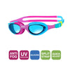 Occhialini da nuoto Super Seal Junior Rosa-Blu Lenti Fumé-Blu Zoggs 461327PKBLTBL