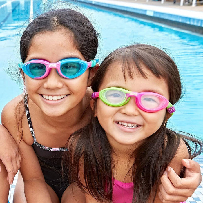 Occhialini da nuoto Super Seal Junior Rosa-Blu Lenti Fumé-Blu Zoggs 461327PKBLTBL