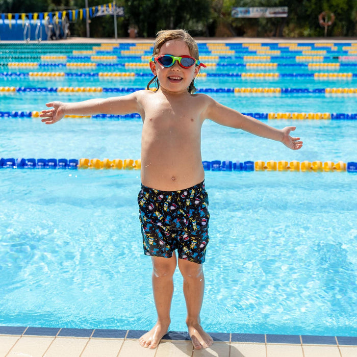 Occhialini da nuoto Super Seal Junior Rosso-Blu Lenti Fumé-Blu Zoggs 461327RDBLTBL