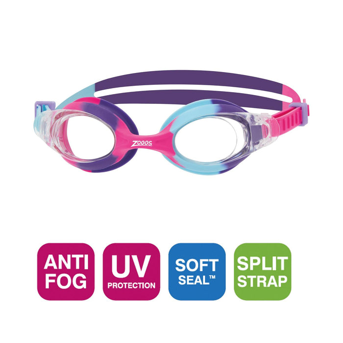 Occhialini da nuoto Little Bondi Kids Aqua-Rosa Zoggs 461401AQPUCLR