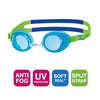 Occhialini da nuoto Little Ripper Aqua-Verde Lenti Fumé-Blu Zoggs 461417AQGNTBL