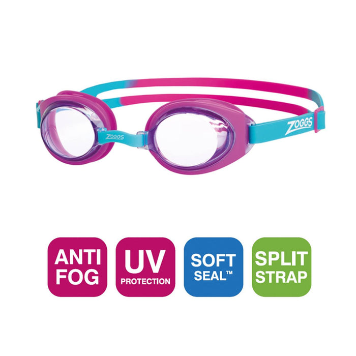 Occhialini da nuoto Little Ripper Kids Rosa-Turchese Zoggs 461417PKTQCLR