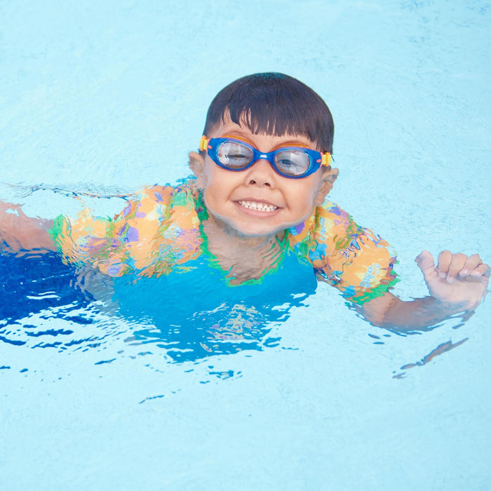 Occhialini da nuoto Little Sonic Air Kids Blu-Verde Lenti Fumé-Blu Zoggs 461418BLGNTBL