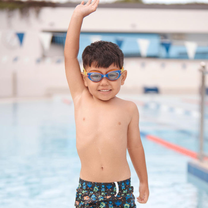 Occhialini da nuoto Little Sonic Air Kids Blu-Verde Lenti Fumé-Blu Zoggs 461418BLGNTBL