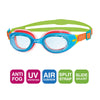 Occhialini da nuoto Little Sonic Air Kids Blu-Arancio Lenti Fumé-Blu Zoggs 461418BLORTBL